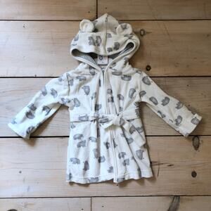 Carter's NWT Baby Boy Polar Bear Bathrobe Size 0-9 Months